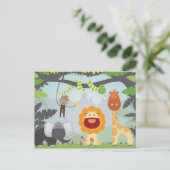 Jungle Fun Postkarte (Stehend Vorderseite)