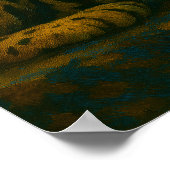 Jungle Gaze - Der Leopard im Freien Poster (Ecke)