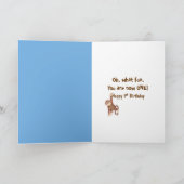 Jungle Geburtstagskarte Karte (Innenseite)