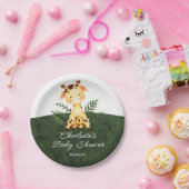 Jungle Giraffe Baby Shower 7" Plättchen Pappteller (Party)