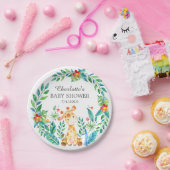 Jungle Giraffe Baby Shower 7" Plättchen Pappteller (Party)