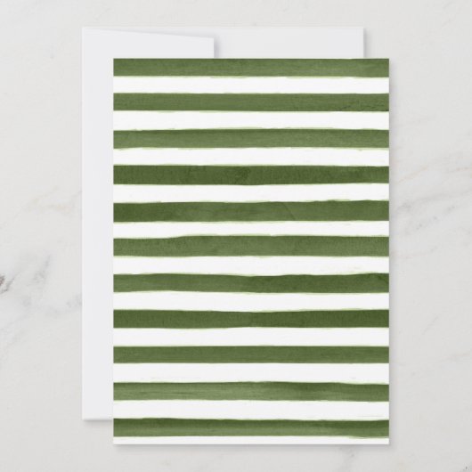 Jungle Giraffe Babydusche Einladung (Rückseite)