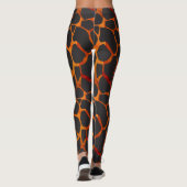 Jungle Giraffe Print Leggings (Rückseite)