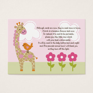 Jungle Girl/Jungle Jill Giraffe Gefallen Tag/Karte