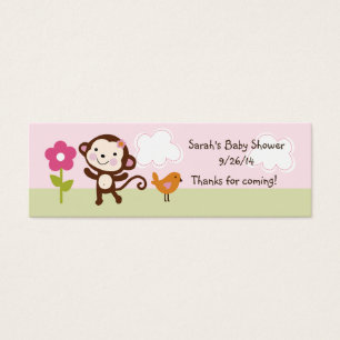 Jungle Girl/Jungle Jill Monkey Gevor Tag/Card