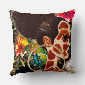 Jungle Girl Pillow Kissen