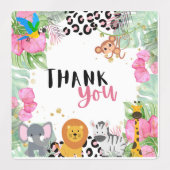 Jungle Girls Danke Labels Etiketten (Design 1)