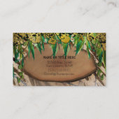 JUNGLE Gold Glam Animal Print Eleganter Chic Visitenkarte (Rückseite)