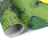 Jungle Gorilla's Lair Vintage Comicen Geschenkpapier (Rolleneckpunkt)