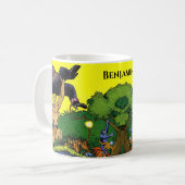 Jungle Gorilla's Lair Vintage Comicen Kaffeetasse (Vorderseite Links)