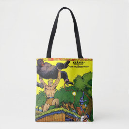 Jungle Gorilla's Lair Vintage Comicen Tasche