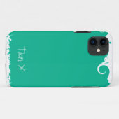 Jungle Green Beruflich Elegante Moderne Case-Mate iPhone Hülle (Rückseite (Horizontal))