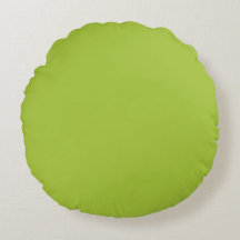 Jungle Green Round Throw Kissen
