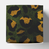 Jungle Green Yellow Cheetah Leopard Muster Geschenkschachtel (Oben)