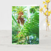 Jungle Grußkarte Karte (Gelbe Blume)