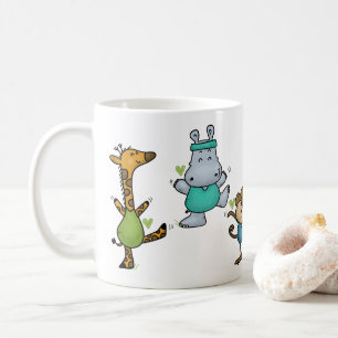 Jungle Gym trainieren Tiere Kaffeetasse