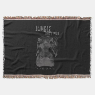 Jungle Instinct_Kiboko_hippo auf schwarz Decke