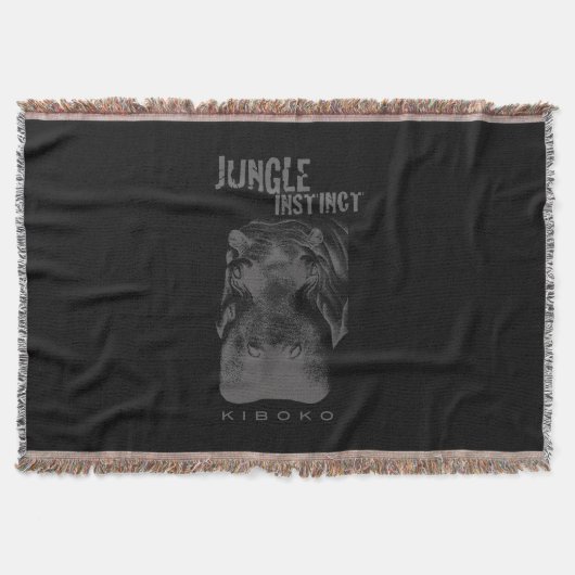 Jungle Instinct_Kiboko_hippo auf schwarz Decke (Vorderseite)