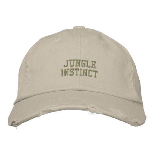 Jungle Instinct™ Label_Ladys Trekkers Bestickte Kappe (Vorderseite)