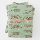Jungle Jaguar Tiermuster Geschenkpapier Set (Beispiel)