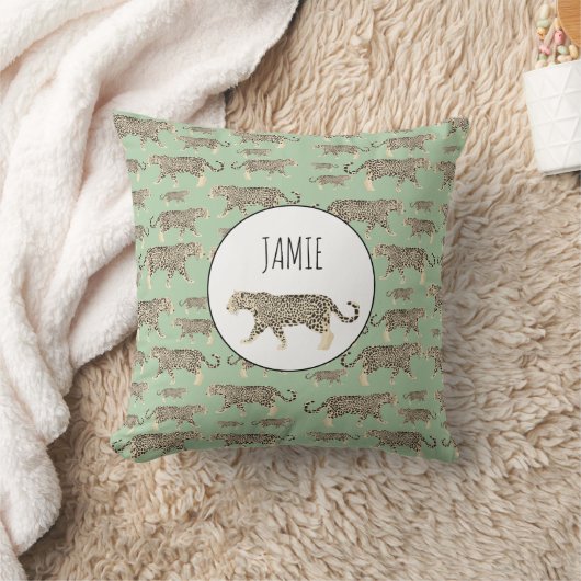 Jungle Jaguar Tiermuster Kissen (Decke)