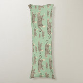 Jungle Jaguar Tiermuster Seitenschläferkissen (Vorderseite Vertikal)