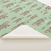 Jungle Jaguar Tiermuster Sherpadecke (3/4)