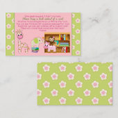 Jungle Jill Book Requests statt einer Card 100pk Begleitkarte (Vorne/Hinten)