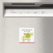 Jungle Jill Elephant Magnet/Keepake/Gastgeschenk Magnet (In Situ (Geschirrspüler))