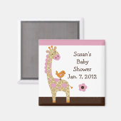 Jungle Jill Giraffe Magnet/Keepake/Gastgeschenk Magnet (Vorderseite/Rückseite)