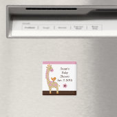 Jungle Jill Giraffe Magnet/Keepake/Gastgeschenk Magnet (In Situ (Geschirrspüler))