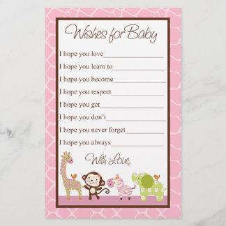 Jungle Jill/Girl Animals will Baby Dusche