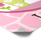 Jungle Jill/Girl Elephant Personalisiert Art Poste Poster (Ecke)