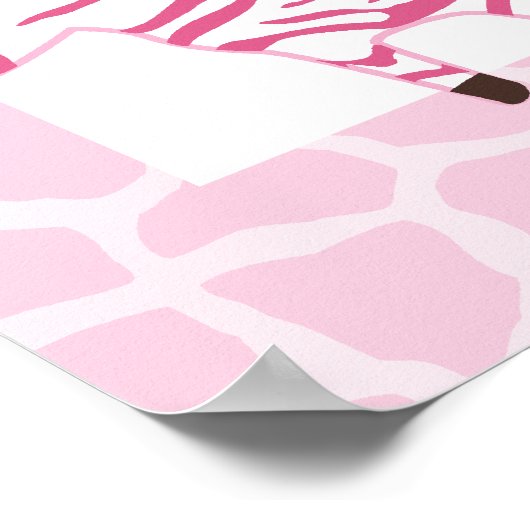 Jungle Jilly Alphabet Wall Print Poster (Ecke)