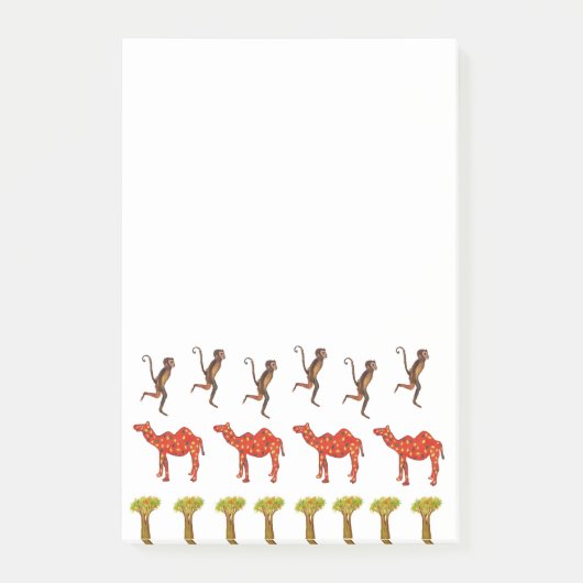 Jungle Jingle Zeichne Post-it-Notes Post-it Klebezettel (Vorderseite)