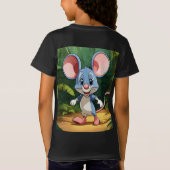 Jungle Journey - Cartoon Mouse Baby Fine Jersey T- T-Shirt (Rückseite)