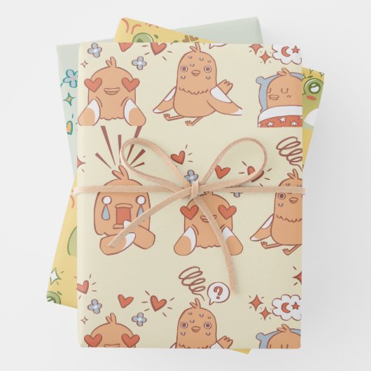 Jungle Joy Wrapping Paper Geschenkpapier Set (Beispiel)