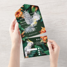 Jungle-Kakadu-Papagei-Hibiskus