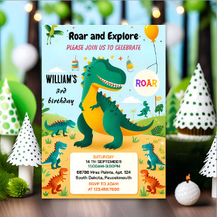 Jungle Kids niedlichen Jungs T drei 3. Einladung