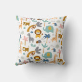 Jungle Kinderzimmer Tiere Kinder Kinder Niedliche  Kissen (Rückseite)