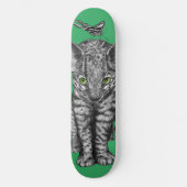 Jungle Kitty Butterfly Skateboard (Vorderseite)