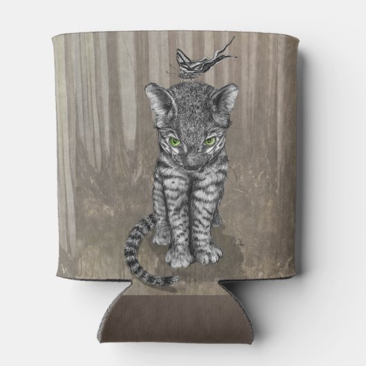 Jungle Kitty Can Cooler Dosenkühler (Rückseite)