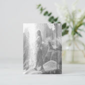 Jungle Land in Panama City Bikini Mädchen Foto Postkarte (Stehend Vorderseite)