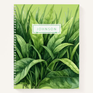 Jungle leafs Spiral Sketchbook Notebook Notizblock