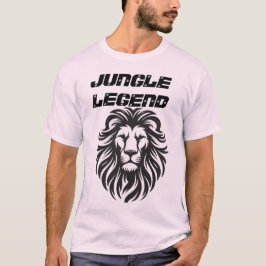 Jungle Legend - Bold Lion T-Shirt T - Shirt