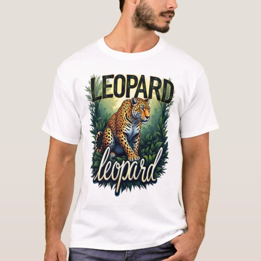 Jungle Leopard T-Shirt (Vorderseite)