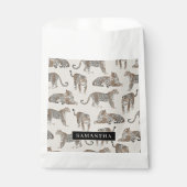 Jungle Leopard Wildtier Muster Geschenktütchen (Vorderseite)
