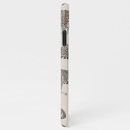 Jungle Leopard Wildtier Muster iPhone Hülle (Rechte Seite)