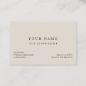 Jungle Leopard Wildtier Muster Visitenkarte (Rückseite)