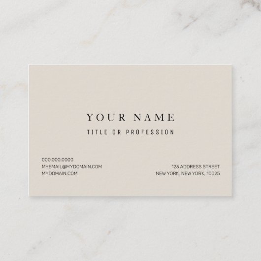 Jungle Leopard Wildtier Muster Visitenkarte (Rückseite)